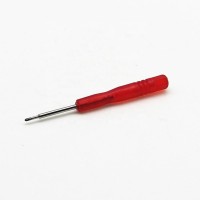 red handle  mini small screw driver magnet electronics appliance toy DIY tool pocket cross pozi philip slot torx screwdriver