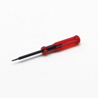 red handle  mini small screw driver magnet electronics appliance toy DIY tool pocket cross pozi philip slot torx screwdriver